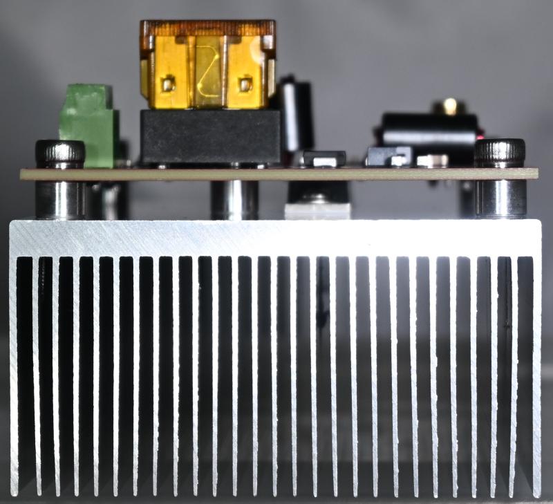 Power Amplifier End View