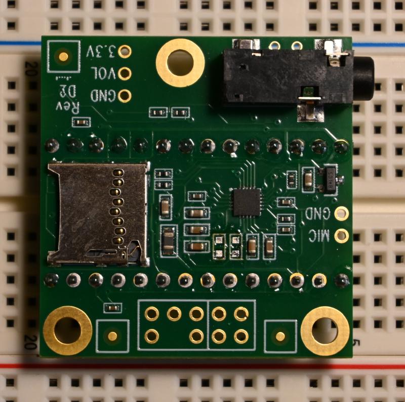 Audio Adapter with coupling caps removed